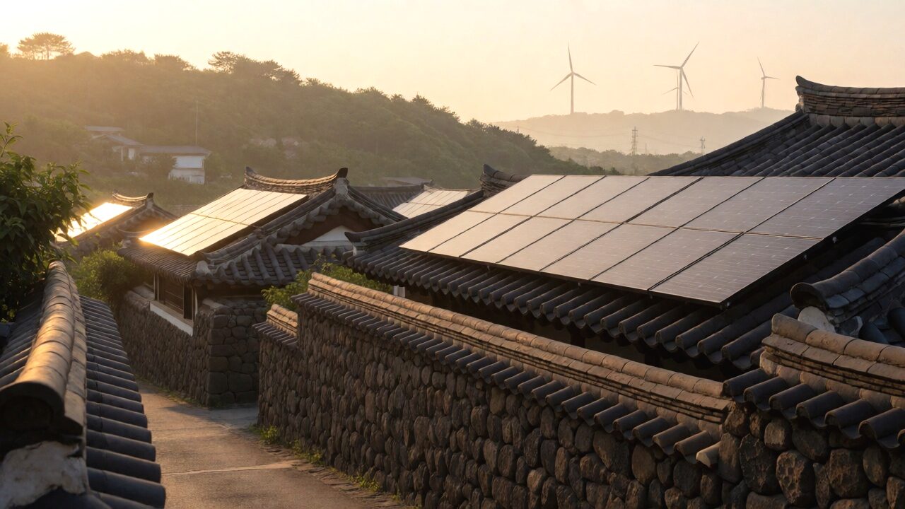 제주 에너지제로 마을 — 만든 전기를 이웃과 나누는 실험 3 🏝️ 왜 하필 제주일까?
